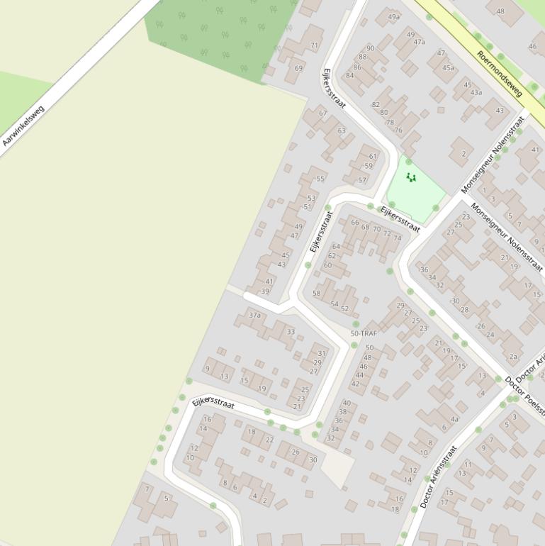 Kaart van de Eijkersstraat.