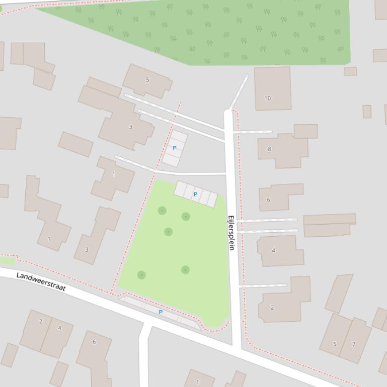Kaart van het Eijlersplein.