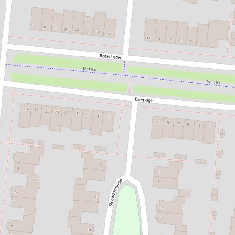 Kaart van  Eikepage.