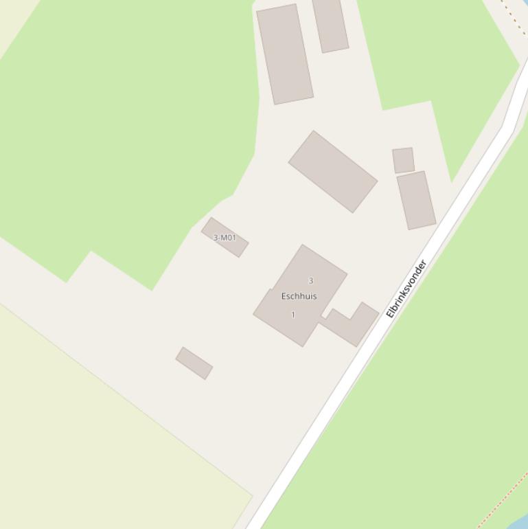 Kaart van  Elbrinksvonder.