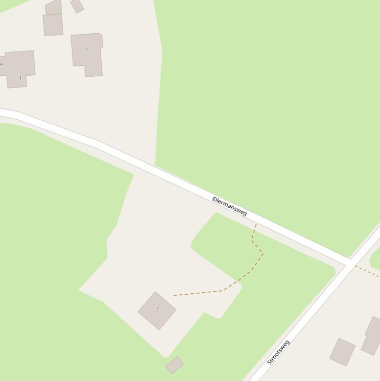 Kaart van de Ellermansweg.