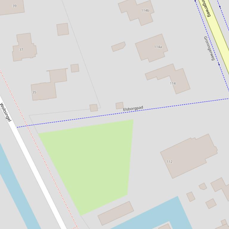 Kaart van het Elsborgpad.