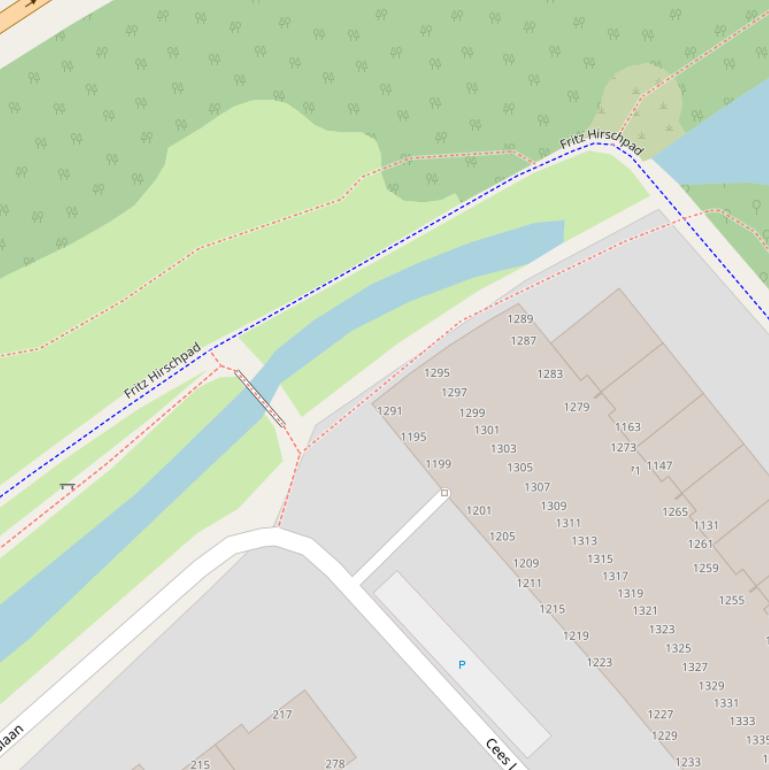 Kaart van het Else Mauhspad.