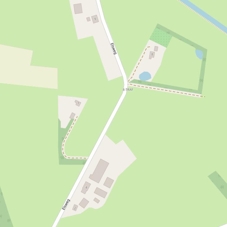 Kaart van de Elsweg.