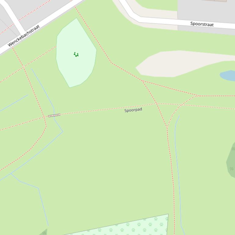 Kaart van het Emmapark.