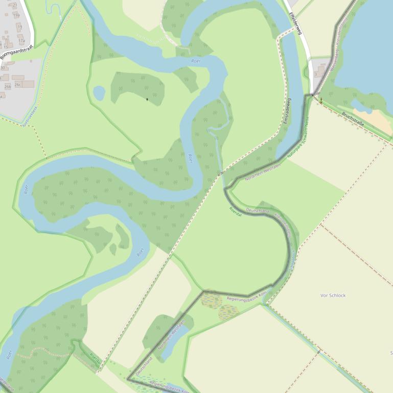 Kaart van de Emsradeweg.