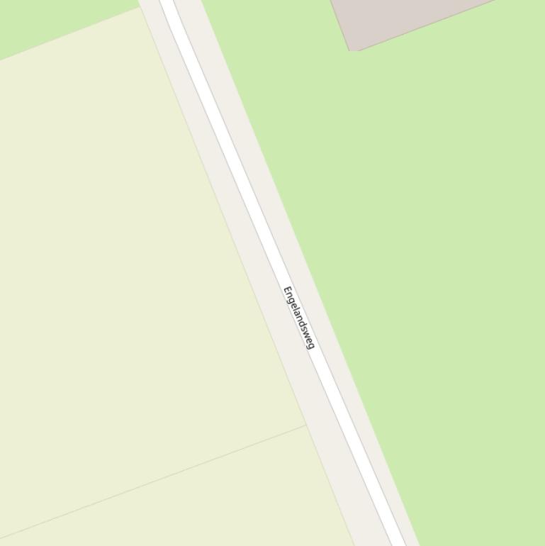 Kaart van de Engelandsweg.