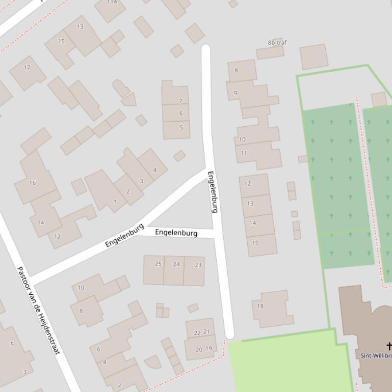 Kaart van  Engelenburg.