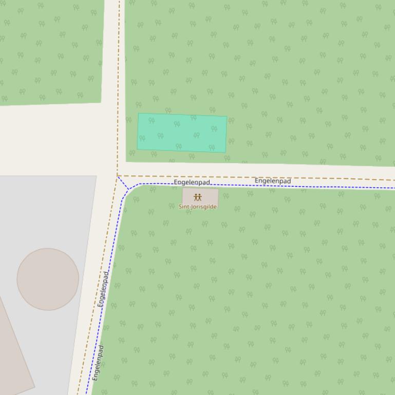 Kaart van het Engelenpad.