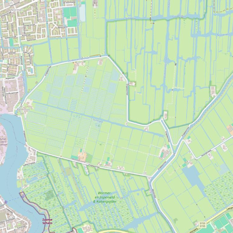 Kaart van  Engewormer.