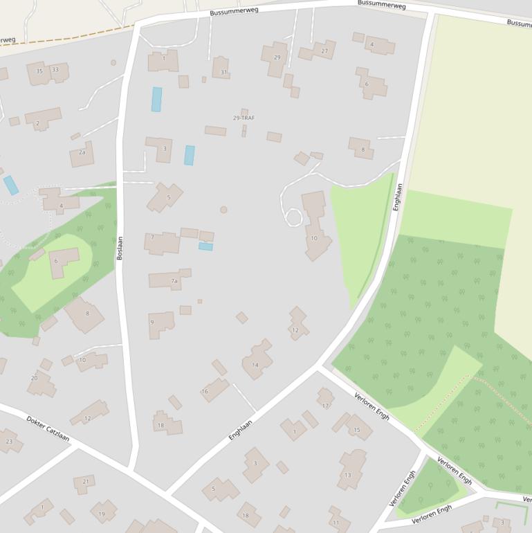 Kaart van de Enghlaan.