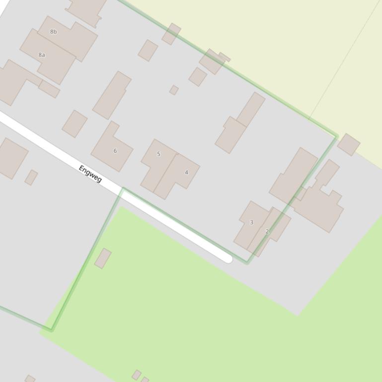 Kaart van de Engweg.