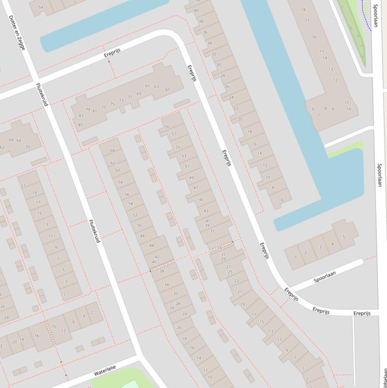 Kaart van  Ereprijs.