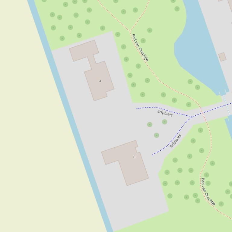 Kaart van de Erfplaats.