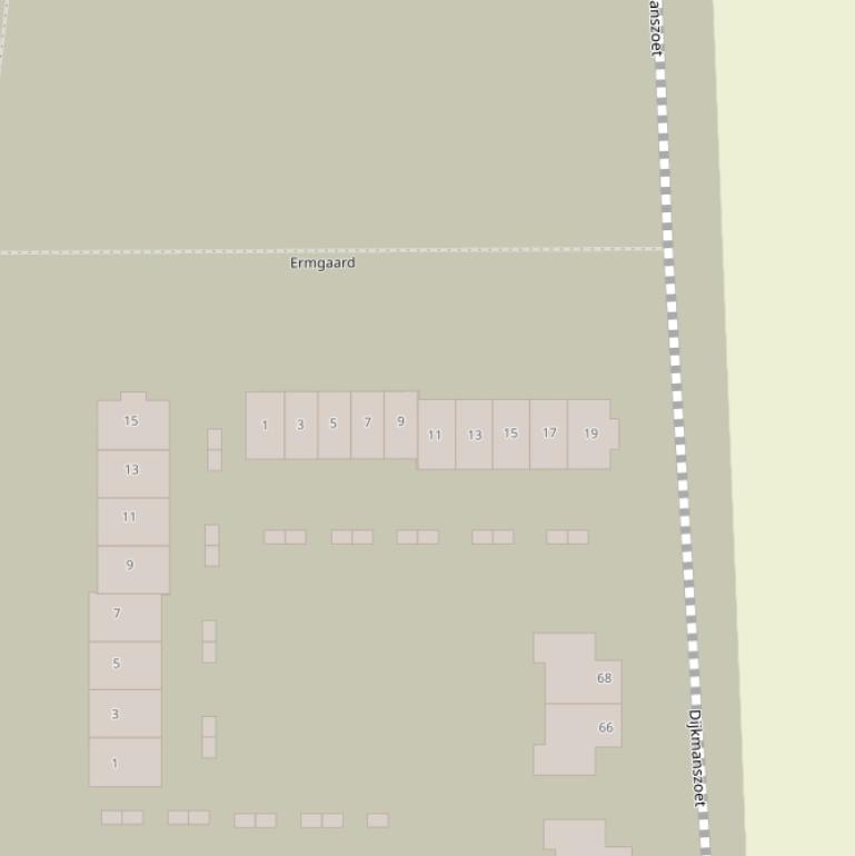 Kaart van  Ermgaard.