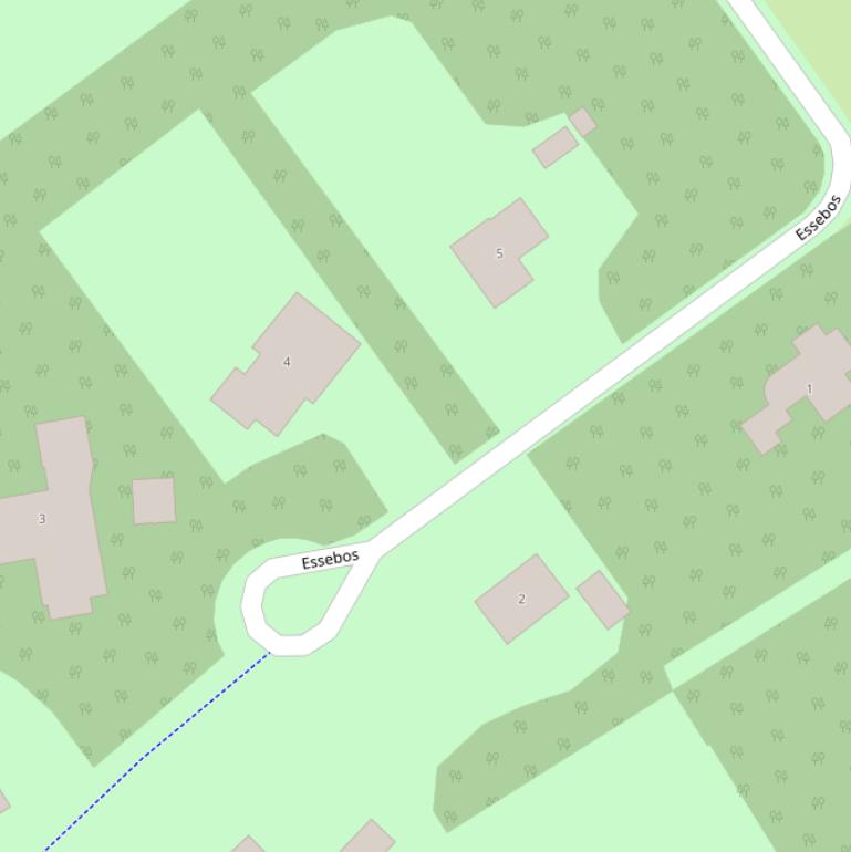 Kaart van het Essebos.