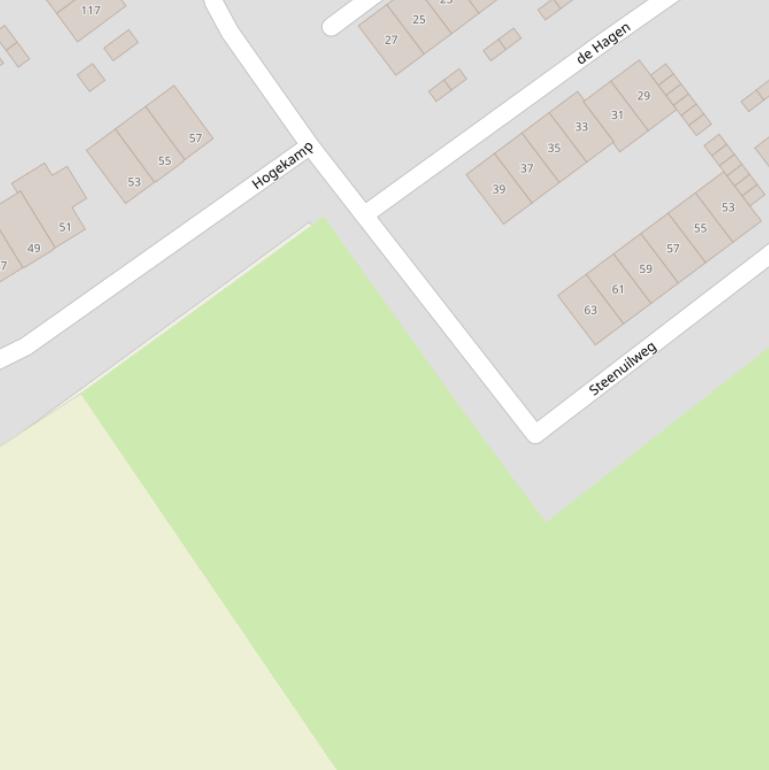 Kaart van de Essenhof.