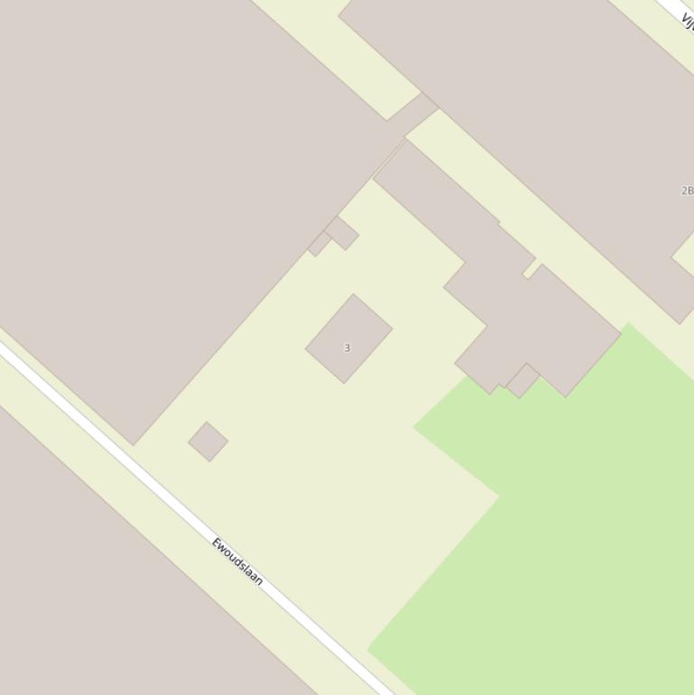 Kaart van de Ewoudslaan.