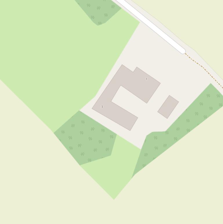 Kaart van de Exhofweg.