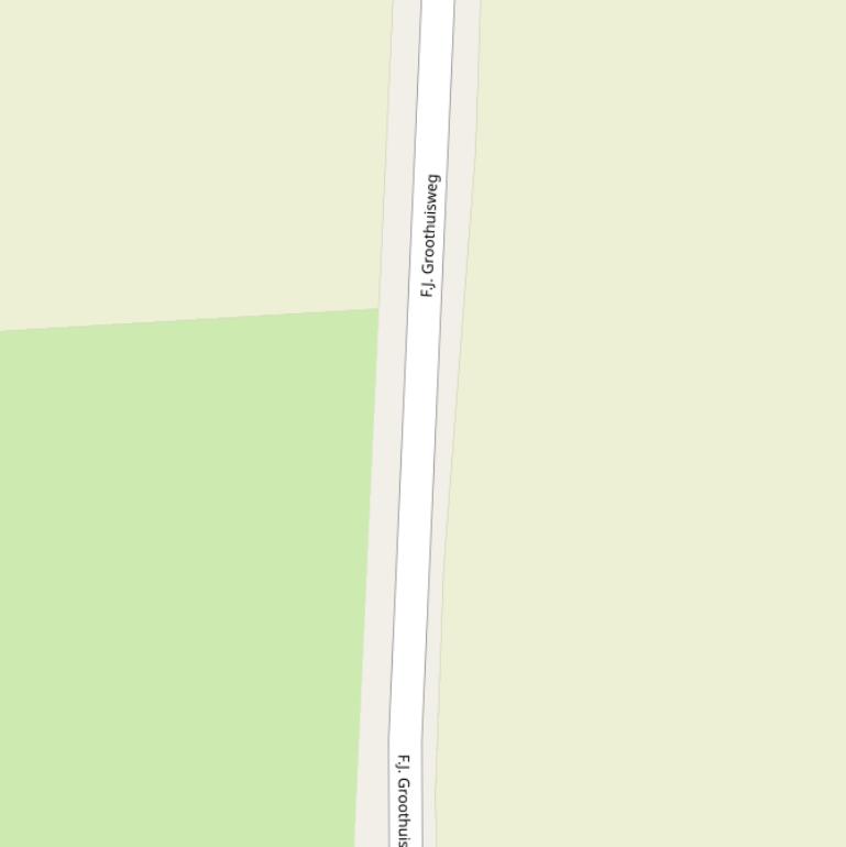 Kaart van de F.J. Groothuisweg.