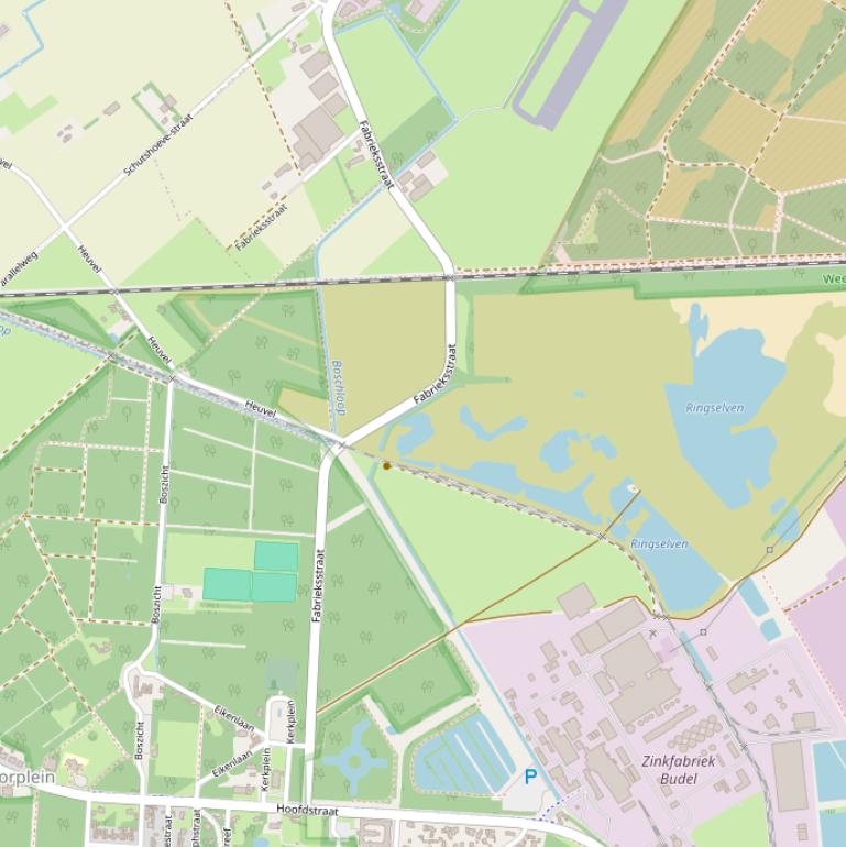 Kaart van de Fabrieksstraat.