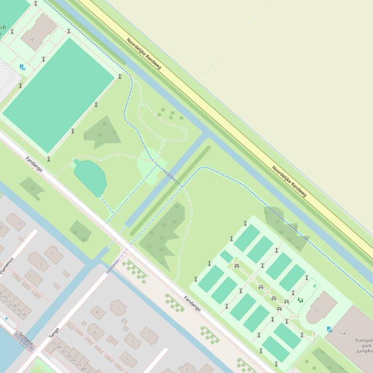 Kaart van  Fandango.