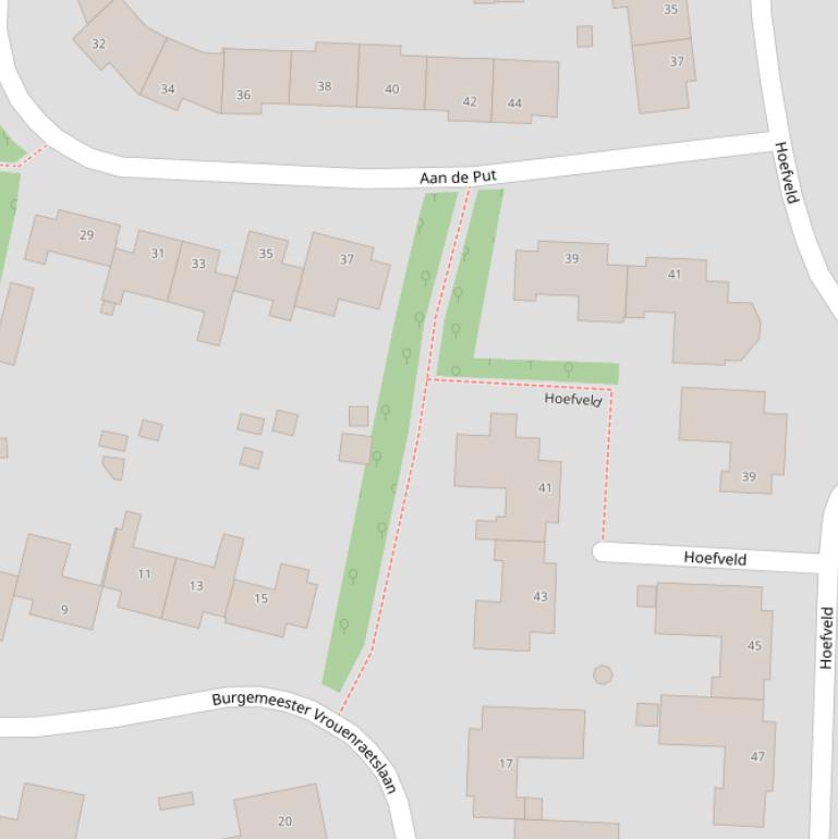 Kaart van het Faradaypad.