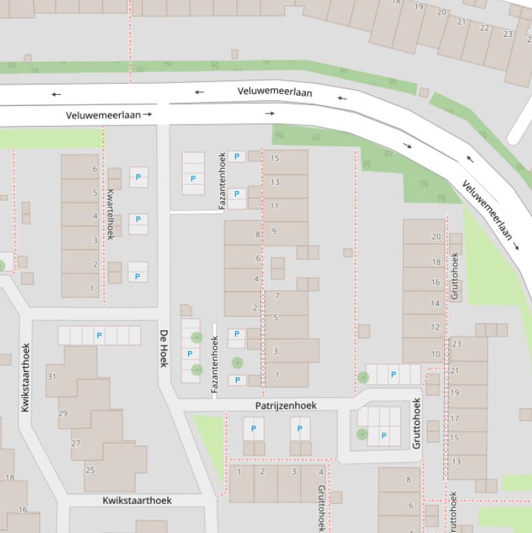 Kaart van  Fazantenhoek.