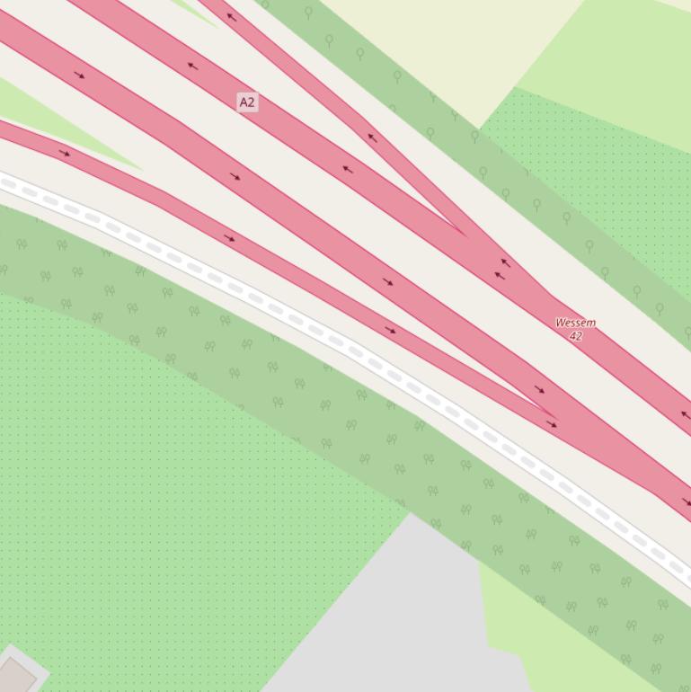 Kaart van de Fietspad Maasbrug.