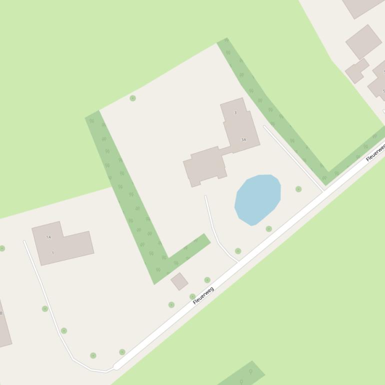 Kaart van de Fleuerweg.