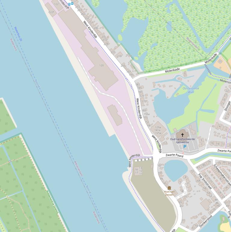 Kaart van het Floris Klooswerf.