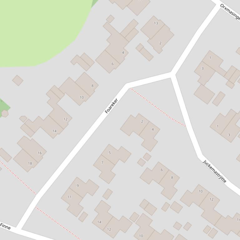 Kaart van  Foareker.