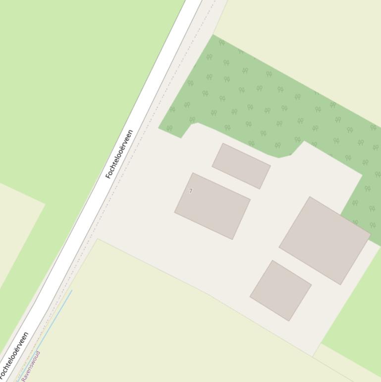 Kaart van  Fochtelooerveen.