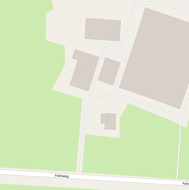Kaart van de Foksweg.