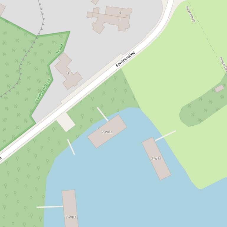 Kaart van  Fonteinallee.