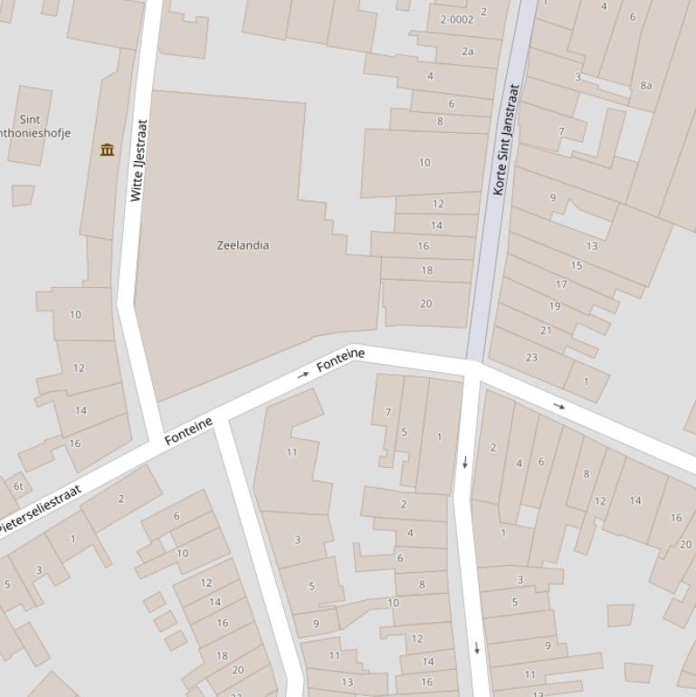 Kaart van  Fonteine.