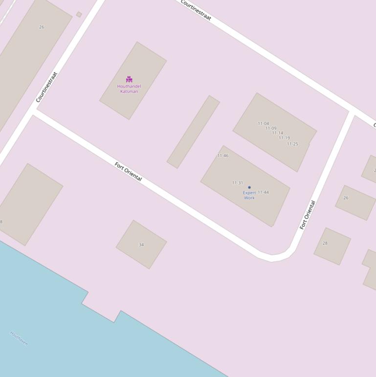 Kaart van  Fort Oriental.