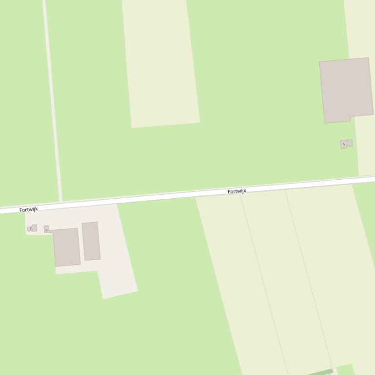 Kaart van  Fortwijk.