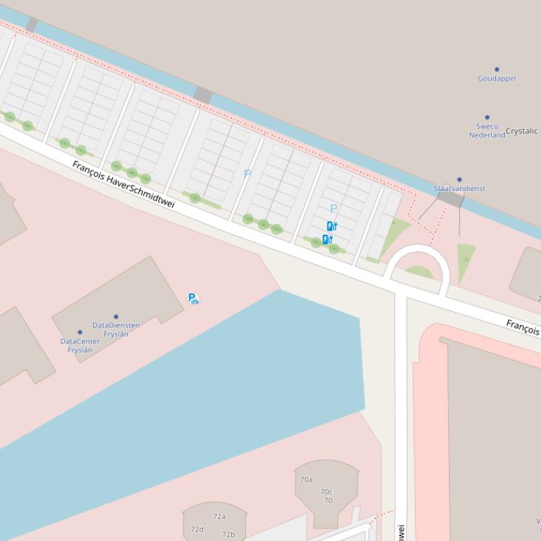 Kaart van  François HaverSchmidtwei.