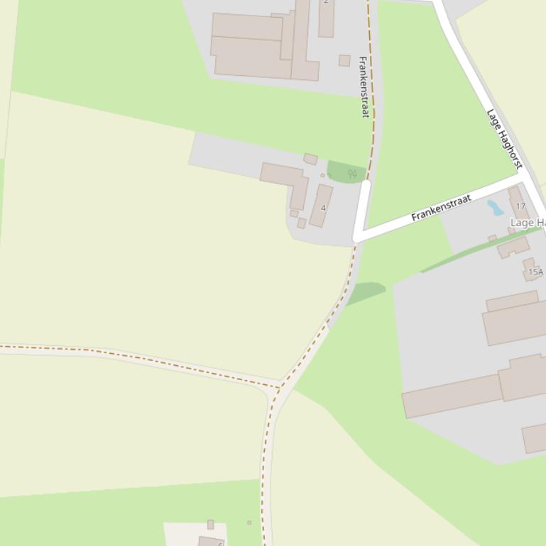 Kaart van de Frankenstraat.