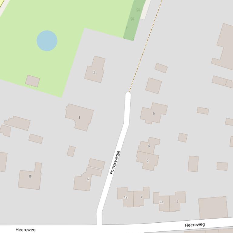 Kaart van  Fransewegje.