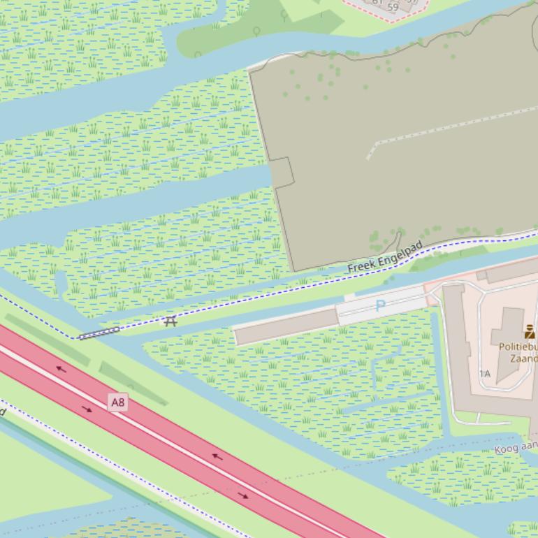 Kaart van het Freek Engelpad.