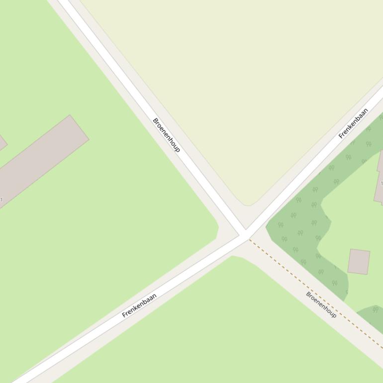 Kaart van  Frenkenbaan.