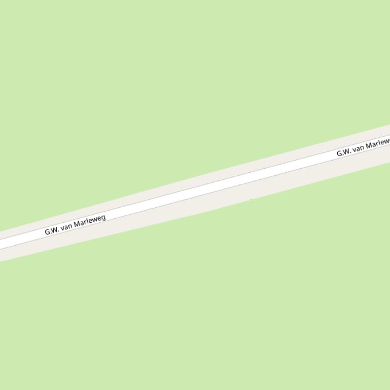 Kaart van de G.W. van Marleweg.