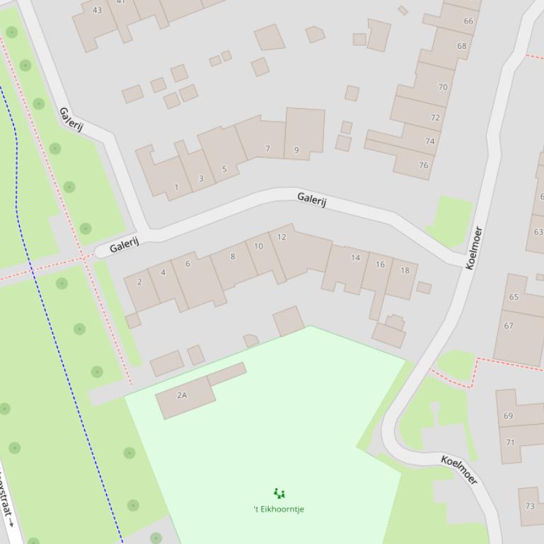 Kaart van  Galerij.