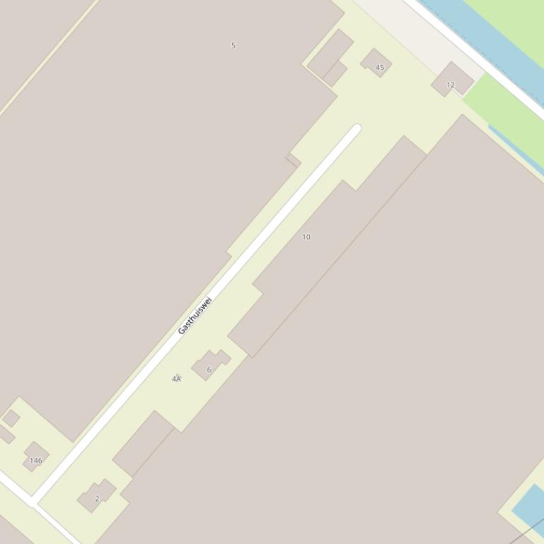 Kaart van  Gasthuiswei.