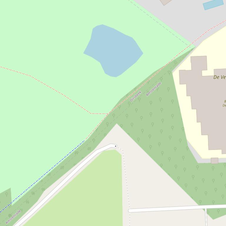 Kaart van de Gatsweide.