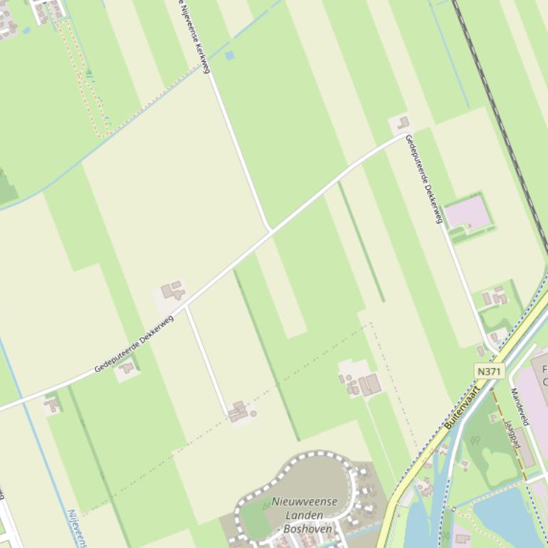 Kaart van  Gedeputeerde Dekkerweg.