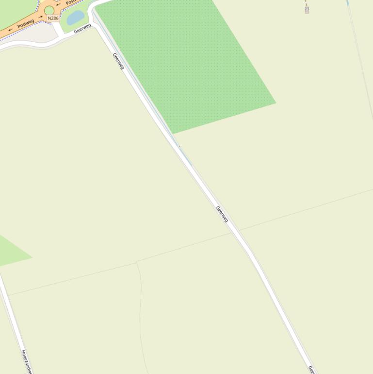 Kaart van de Geerweg.