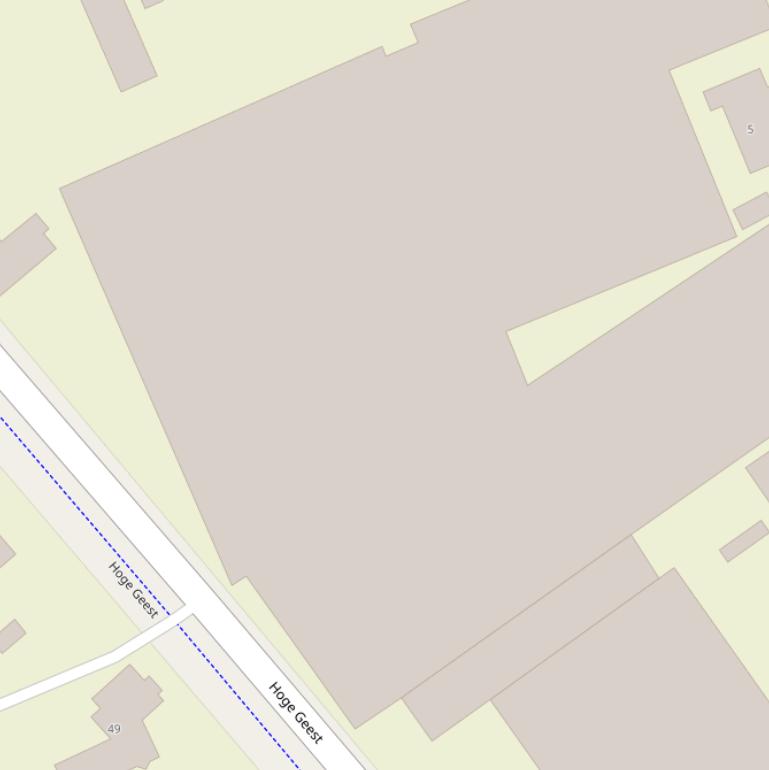 Kaart van  Geestzijde.